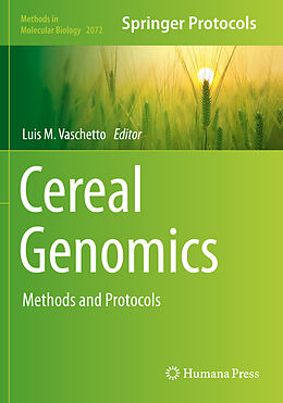 Couverture cartonnée Cereal Genomics de 