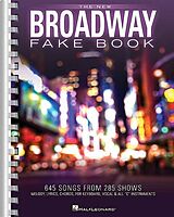  Notenblätter The New Broadway Fake Book