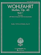 Franz Wohlfahrt Notenblätter Studies op.45 vol.1 (nos.1-30)