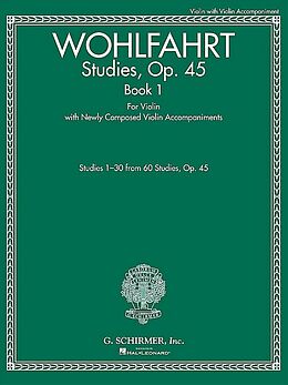 Franz Wohlfahrt Notenblätter Studies op.45 vol.1 (nos.1-30)