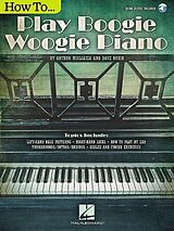 Dave Rubin Notenblätter How to Play Boogie Woogie Piano (+Online Audio)