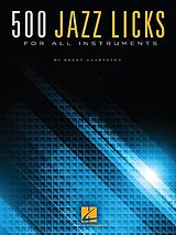 Brent Vaartstra Notenblätter 500 Jazz Licks