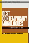 E-Book (epub) Best Contemporary Monologues for Women 18-35 von Lawrence Harbison