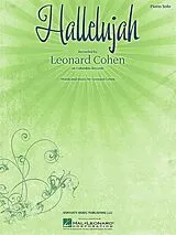 Leonard Cohen Notenblätter Hallelujah