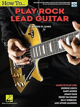 Brooke St. James Notenblätter How to play Rock Lead Guitar (+Online Video)