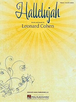Leonard Cohen Notenblätter Hallelujah