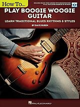Dave Rubin Notenblätter How To Play Boogie Woogie Guitar (+Online Video)