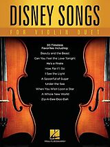  Notenblätter Disney Songs for Violin Duet