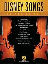  Notenblätter Disney Songs for Violin Duet