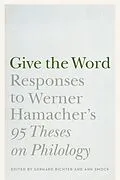 ePUB Give the Word von Werner Hamacher