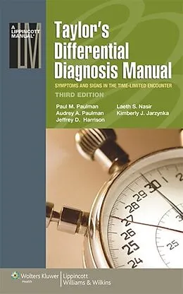 E-Book (epub) Taylor's Differential Diagnosis Manual von Paul M. Paulman