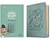 Leder-Einband NLT the One Year Bible for Women (Leatherlike, Birdsong Teal) von New Living Translation