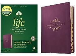 Couverture cartonnée NLT Life Application Study Bible, Third Edition (Leatherlike, Purple, Indexed, Red Letter) de Tyndale (COR)