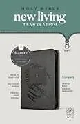 Kartonierter Einband NLT Compact Zipper Bible, Filament-Enabled Edition (Leatherlike, Charcoal Patch, Red Letter) von New Living Translation