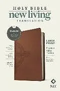 Kartonierter Einband NLT Large Print Premium Value Thinline Bible, Filament-Enabled Edition (Leatherlike, Brown Celtic Cross) von New Living Translation