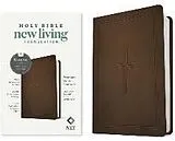 Kartonierter Einband NLT Premium Value Compact Bible, Filament-Enabled Edition (Leatherlike, Dark Brown Framed Cross) von Tyndale House Publishers (COR)