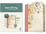 Kartonierter Einband NLT Wide Margin Bible, Filament-Enabled Edition (Leatherlike, Dusty Pink Blossoms, Indexed) von New Living Translation