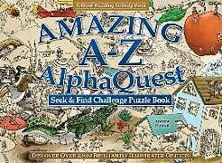 Kartonierter Einband Amazing A-Z AlphaQuest Seek & Find Challenge Puzzle Book von Andrew Ruhren