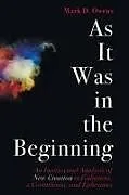 Kartonierter Einband As It Was in the Beginning von Mark Owens