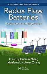 Livre Relié Redox Flow Batteries de Huamin Li, Xianfeng Zhang, Jiujun Zhang