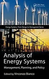 Fester Einband Analysis of Energy Systems von Vincenzo (Universita DI Genova, Italy) Bianco
