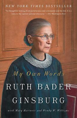 Couverture cartonnée My Own Words de Ruth Bader Ginsburg