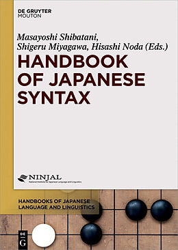 eBook (epub) Handbook of Japanese Syntax de 