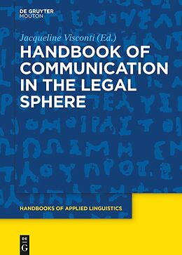 eBook (epub) Handbook of Communication in the Legal Sphere de 