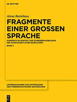 E-Book (epub) Fragmente einer großen Sprache von Alexa Sabine Bartelmus