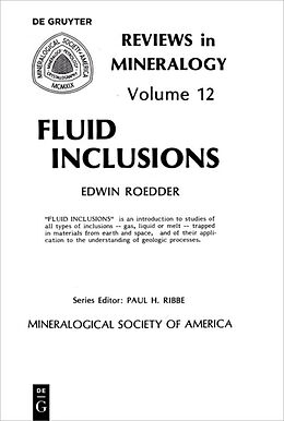 eBook (pdf) Fluid inclusions de Edwin Roedder