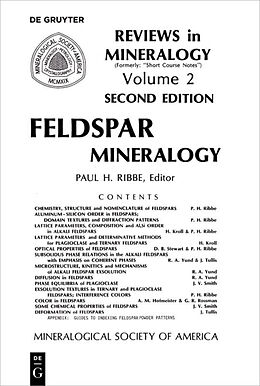 E-Book (pdf) Feldspar Mineralogy von 