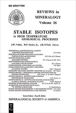 eBook (pdf) Stable Isotopes in High Temperature Geological Processes de 