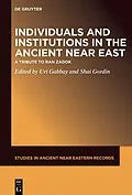 PDF Individuals and Institutions in the Ancient Near East von 