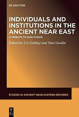 PDF Individuals and Institutions in the Ancient Near East von 