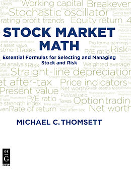 Couverture cartonnée Stock Market Math de Michael C Thomsett