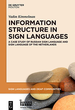 Livre Relié Information Structure in Sign Languages de Vadim Kimmelman