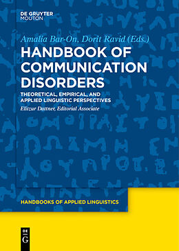 Couverture cartonnée Handbook of Communication Disorders de 