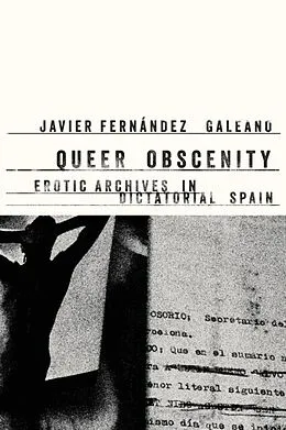 E-Book (pdf) Queer Obscenity von Javier Fernández-Galeano