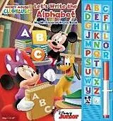Pappband, unzerreissbar Mickey Mouse Clubhouse: Let's Write the Alphabet My Write-And-Erase Book von Pi Kids