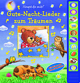 Fester Einband Gute-Nacht-Lieder zum Träumen - Vorlese-Pappbilderbuch mit 10 Melodien für Kinder ab 3 Jahren von 