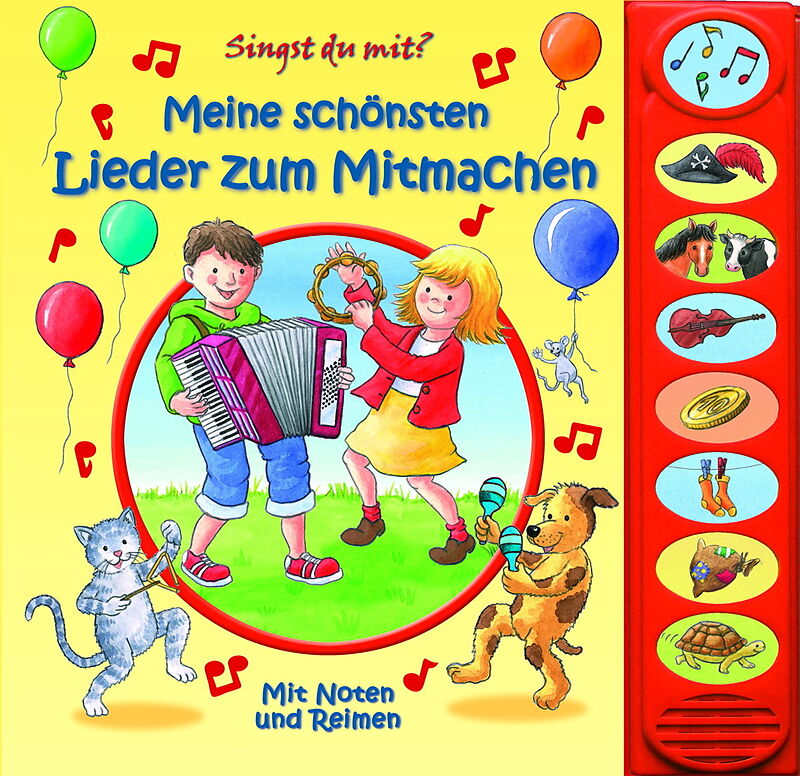 Meine Schönsten Lieder Zum Mitmachen - 8-Button-Soundbuch ...