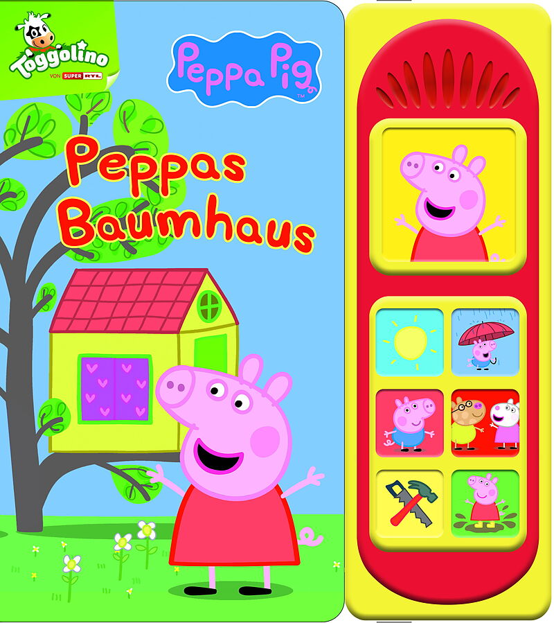 Peppa Pig Peppas Baumhaus Pappbilderbuch Mit 7 Lustigen Gerauschen Fur Kinder Ab 3 Jahren Buch Kaufen Ex Libris