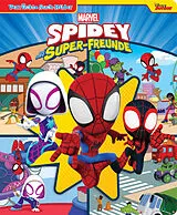 Fester Einband Marvel Spidey und seine Super-Freunde - Verrückte Such-Bilder, groß - Wimmelbuch - Pappbilderbuch mit wattiertem Umschlag von