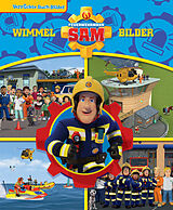 Buch Feuerwehrmann Sam - Verrückte Such-Bilder - Wimmelbuch - Pappbilderbuch mit wattiertem Umschlag von 