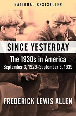 E-Book (epub) Since Yesterday von Frederick Lewis Allen