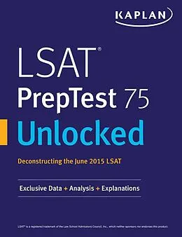 E-Book (epub) LSAT PrepTest 75 Unlocked von Kaplan Test Prep