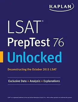 E-Book (epub) LSAT PrepTest 76 Unlocked von Kaplan Test Prep