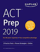 eBook (epub) ACT Prep 2019 de Kaplan Test Prep