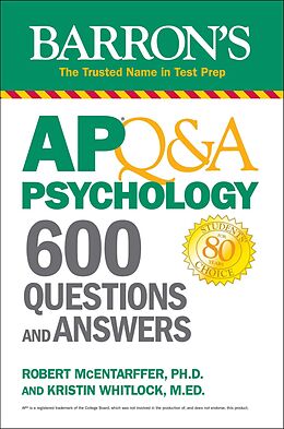 E-Book (epub) AP Q&amp;A Psychology von Robert McEntarffer, Kristin Whitlock