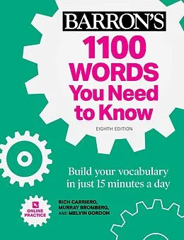 E-Book (epub) 1100 Words You Need to Know + Online Practice von Barron's Educational Series, Rich Carriero, Melvin Gordon